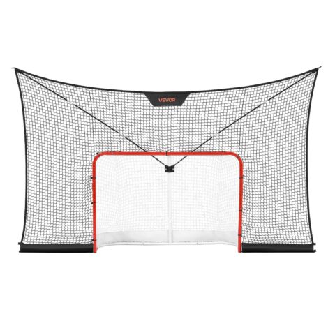Hockey Goal Goal and Backstop Net Set, 366 x 213 cm
