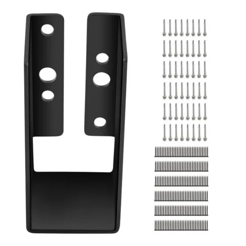 Varjatud tala riidepuu, 5,08 x 10,2 cm, 40 x 91 mm