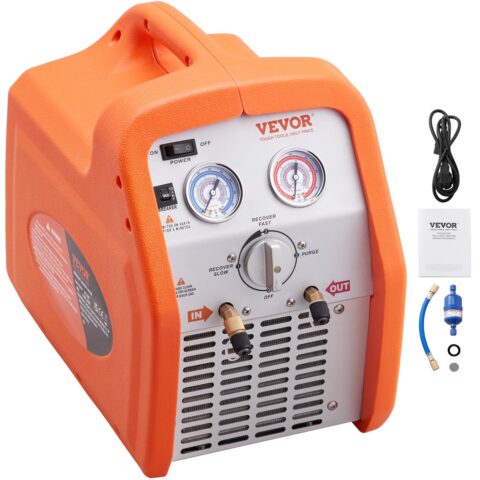 Portable 3/4 HP Refrigerant Recovery Machine - AC Recovery Machine with High Pressure