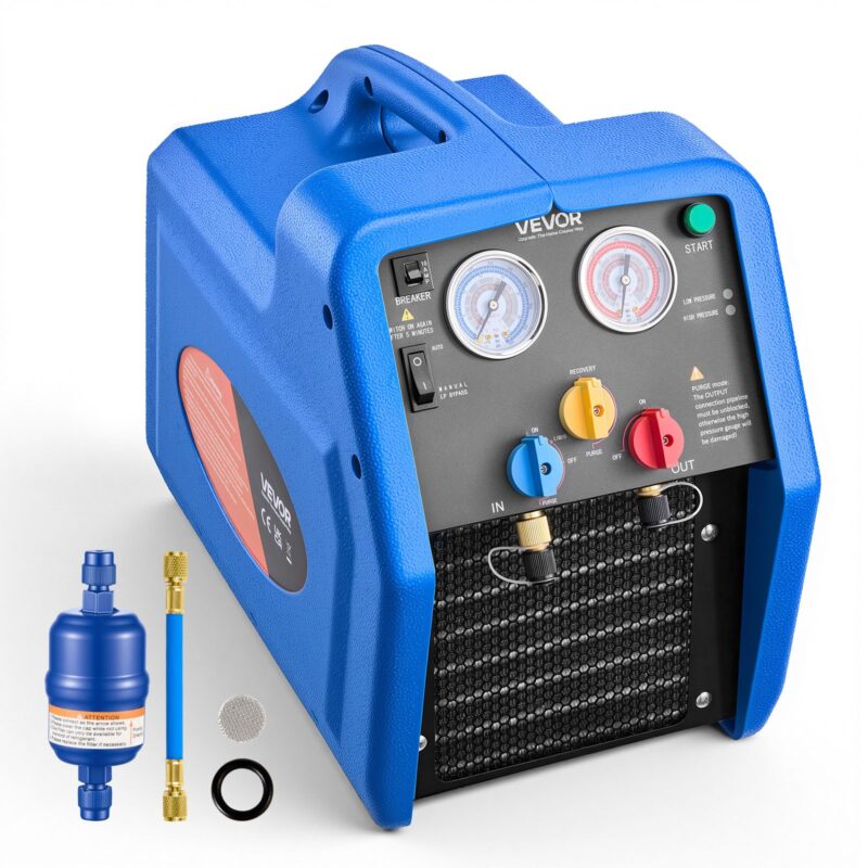 Portable Refrigerant Recovery Machine, 1,86 kg, 2 L