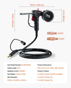 100-amprine poolpüstol 3,05 m kaabliga, 0,58 mm — pilt 7