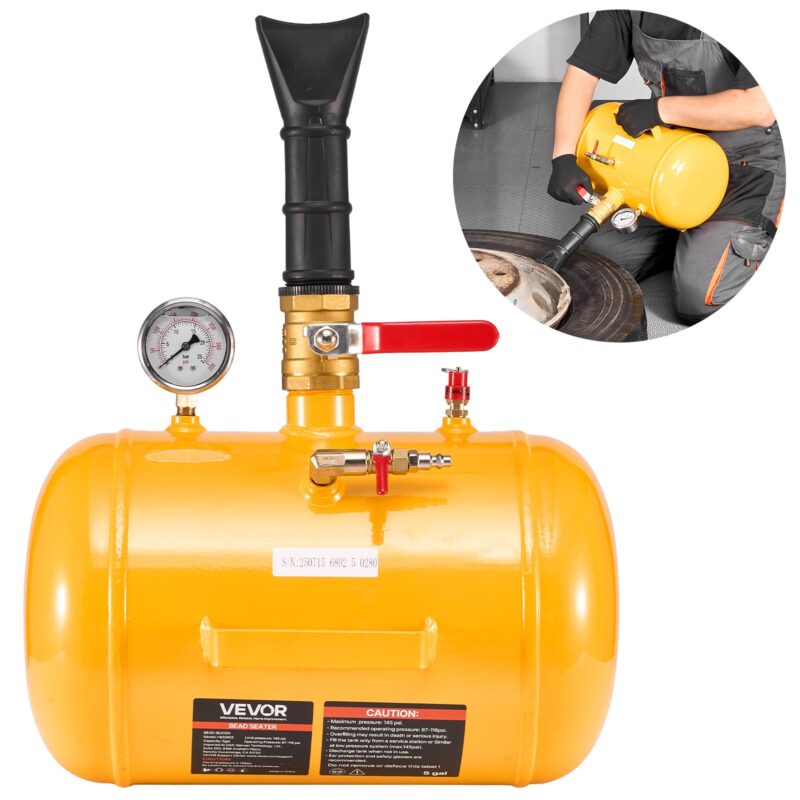 Air Tire Bead Seater, 18,9 L, 572 mm