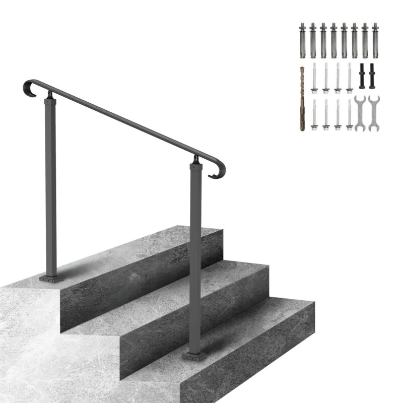 Wrought Iron Handrail, 60 cm, 7,5 kg