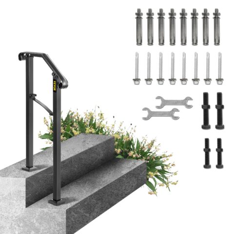 Handrails for Outdoor Steps, 17,3 cm, 8,3 kg