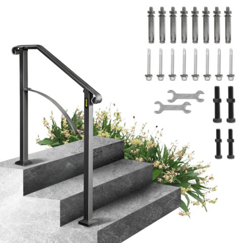 Handrails for Outdoor Steps, 37 cm, 10,5 kg