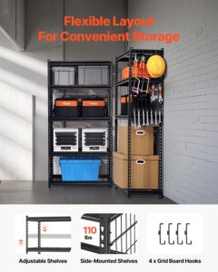 VEVOR Hoiuriiulid, 907 kg, 40,6 cm, 5 tasandit, 40×91×183 cm — pilt 3