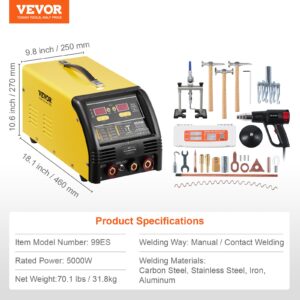 Dual Pro Stud Welder Deluxe AL/Fe mõlkide parandamise komplekt, 5 kW — pilt 7