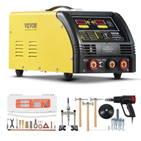 Dual Pro Stud Welder Deluxe AL/Fe mõlkide parandamise komplekt, 5 kW