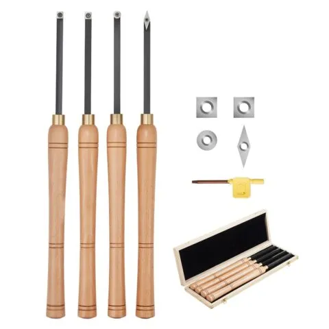 Puidutreipingi treiriistade komplekt, 4 tk