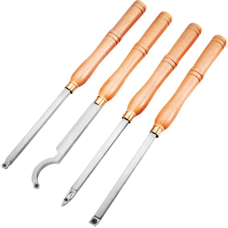 Wood Turning Tools for Lathe 4 PCS Set, 4 tk