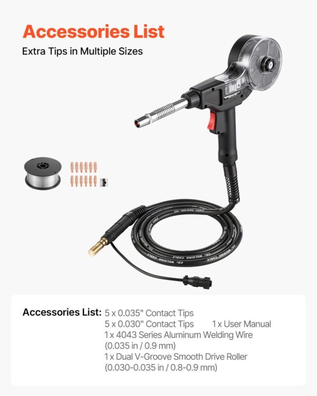 135 A poolpüstol 3 m kaabliga, 0,9 mm, 11 tk
