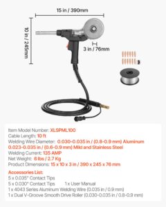 135 A poolpüstol 3 m kaabliga, 0,9 mm, 11 tk — pilt 7