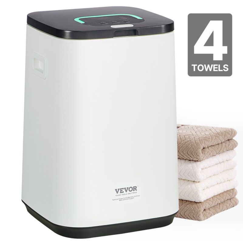 VEVOR Vannitoa käterätikuivatid, valge, 320×320×470 mm