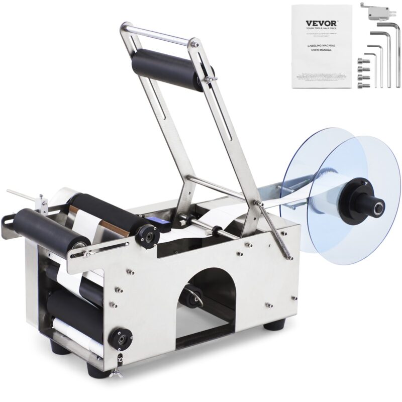 Semi-Automatic Round Labeling Machine, 12,0 cm, 50 tk