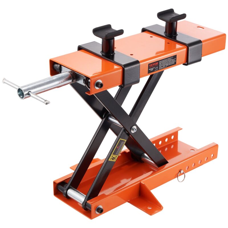 Mootorratta tõstuk käärtõstukiga, 499,5 kg, 95 mm