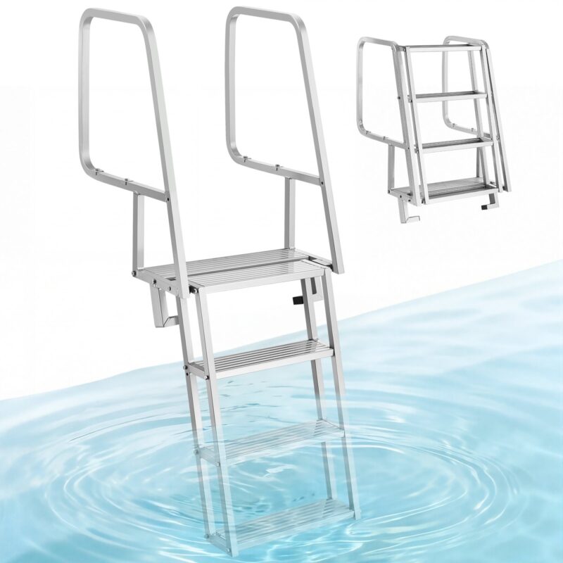 Flip-Up Dock Ladder, 159 kg, 24,9 cm