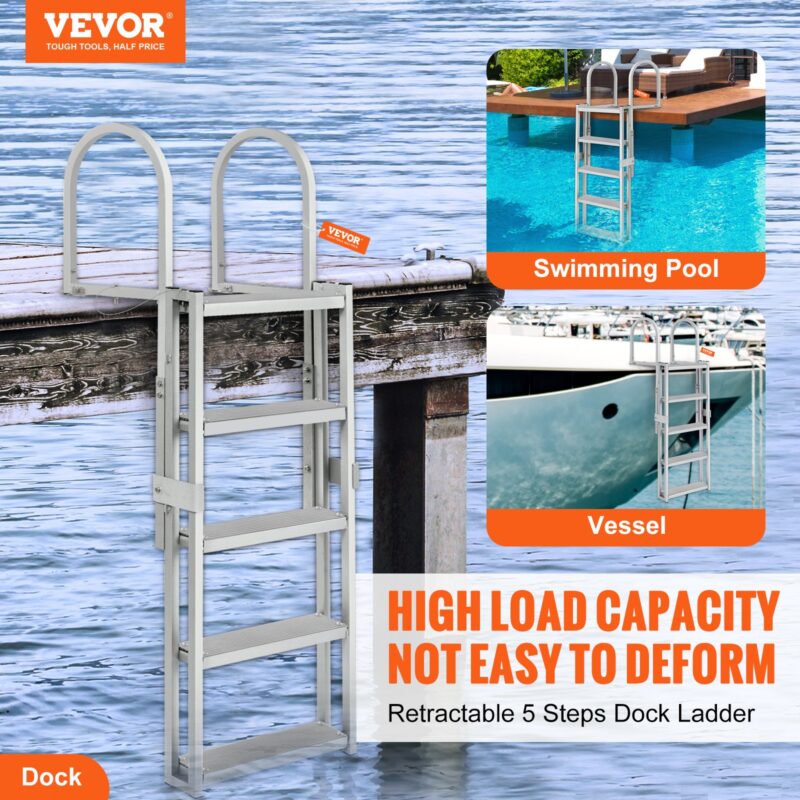 VEVORi dokkredel, 159 kg, 1375×480×120 mm