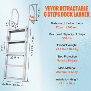 VEVORi dokkredel, 159 kg, 1375×480×120 mm — pilt 7