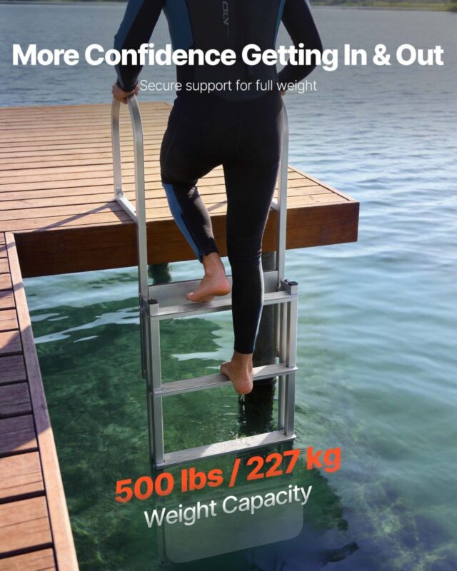 Sissetõmmatav dokiredel, 227 kg