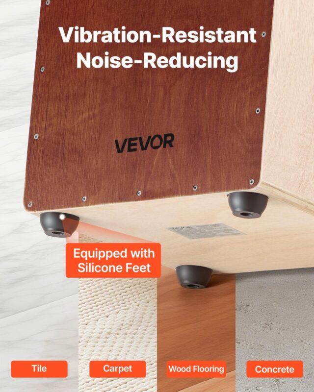 VEVOR Cajon Box Trumm, 305 x 305 x 430 mm, 3,6 kg