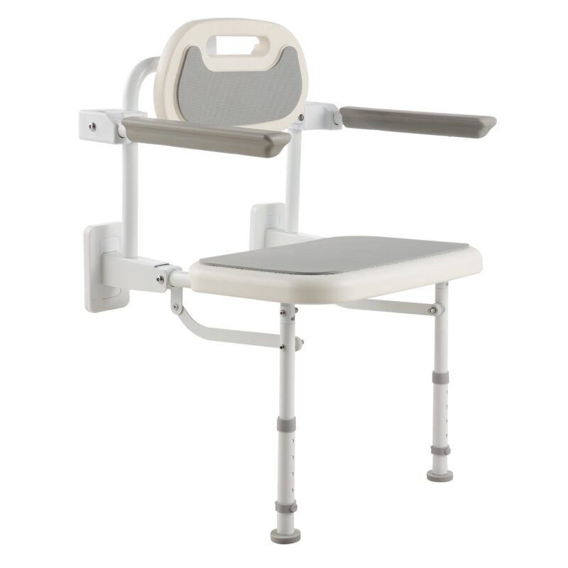 Foldable Shower Chair Wall Mounted, 150 kg, 457 mm