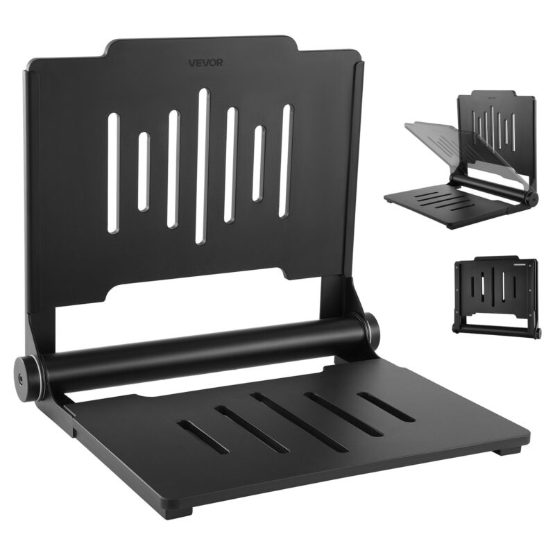 Foldable Shower Seat Wall Mounted, 180 kg, 452 mm