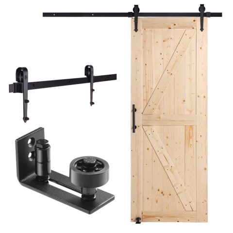 Barn Door and Hardware Kit, 76,2 x 213 cm, 762 mm