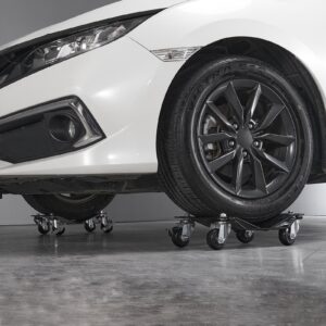 Autokäru rattarehvide käru 2 tk raskeveokite rulade autoremondi käru 1360,8 kg, 680 kg — pilt 8