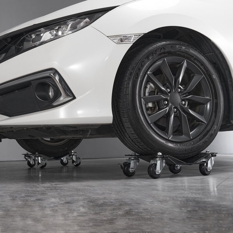 Autokäru rattarehvide käru 4 tk raskeveokite rulade autoremondi käru 2721,6 kg, 680 kg