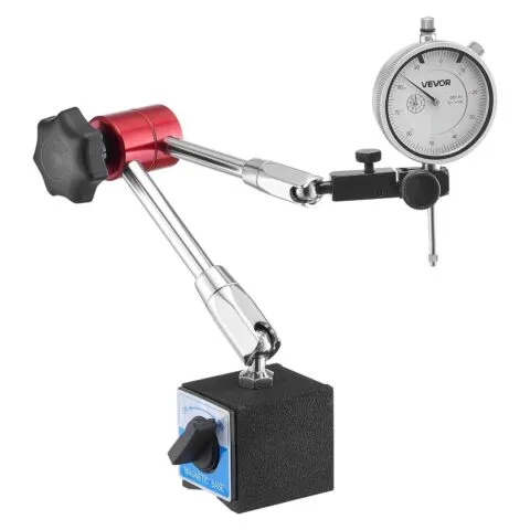 VEVORi kettatesti indikaator magnetilise painduva alusega, 0,03 mm