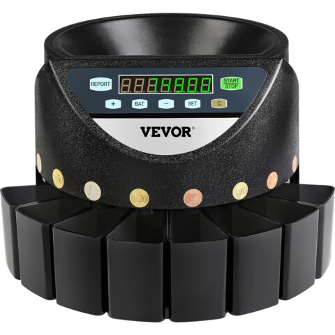 Euro Coin Counter Sorter 500-1000 Coins Electronic Automatic EUR Coin Counting Machine