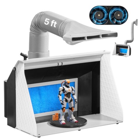 Airbrush Spray Booth, 545 x 475 x 370 mm, 1,52 m