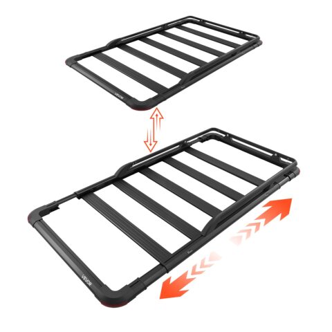 Roof Rack Cargo Basket, 90,72 kg, 1626 x 990 x 115 mm