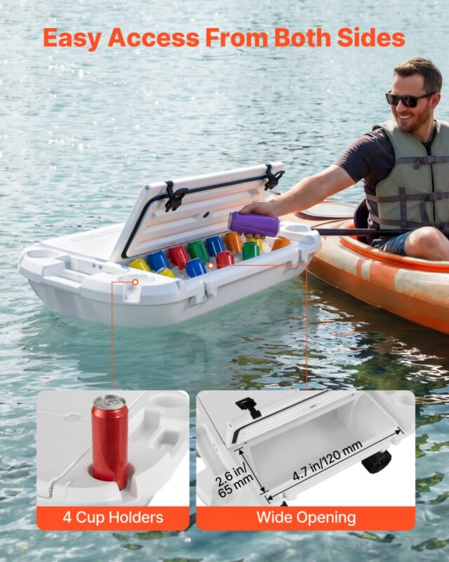 VEVOR Ujuvjahuti, 37,9 L, valge