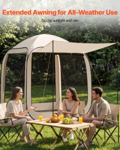 VEVOR Varikatusega telk, 1825 x 1825 x 2200 mm, 7,7 kg — pilt 6