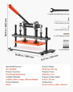 Nahalõikusmasin 260 x 150 mm reljeefplaatide stantslõikur — pilt 7