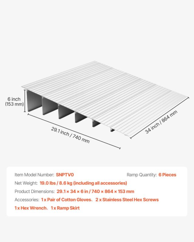 Ukseläve kaldtee, 15,2 cm, 363 kg