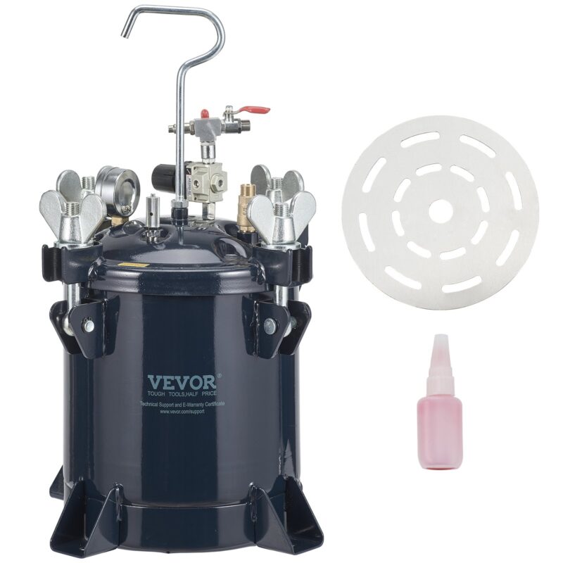 Spray Paint Pressure Pot Tank, 10 L, 6,35 mm
