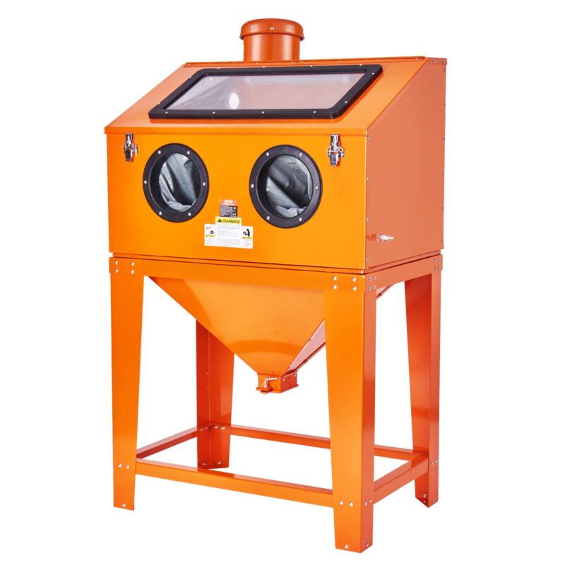 340.7 L Sandblasting Cabinet with 6.8 L Dust Collection System, 92,24 kg, 340,7 L