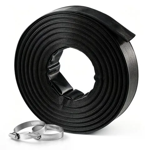 Tühjendusvoolik 5,08 cm x 30,48 m PVC lameda paigaldusega tagasipesupumba voolik
