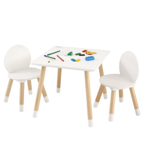 Kids Table and 2 Chairs Set, 49,9 kg, 500 x 500 x 12 mm, 7,3 kg