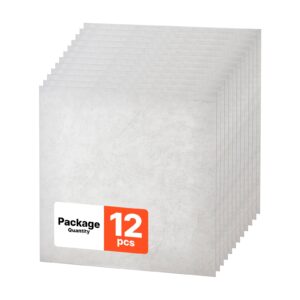 605x605mm PVC laeplaadid 12-pakendilised allalastavad laepaneelid valge marmor — pilt 1