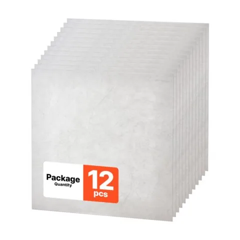 605x605mm PVC laeplaadid 12-pakendilised allalastavad laepaneelid valge marmor