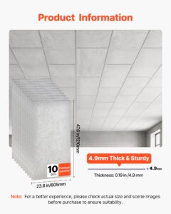 605x1210mm PVC laeplaadid 10-pakendilised allalastavad laepaneelid valge marmor — pilt 2