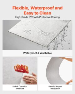 605x1210mm PVC laeplaadid 10-pakendilised allalastavad laepaneelid valge marmor — pilt 3
