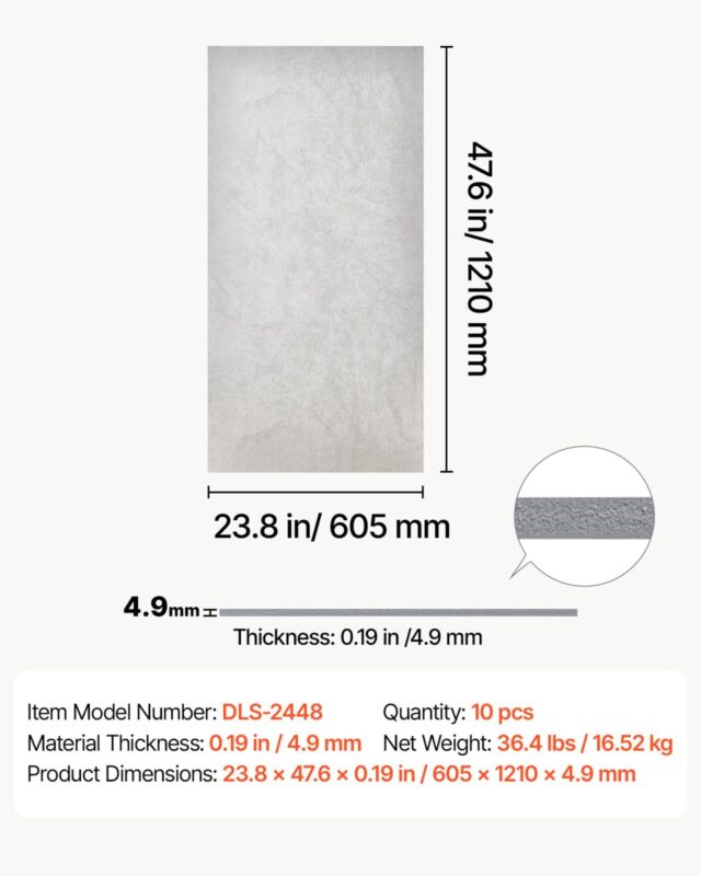 605x1210mm PVC laeplaadid 10-pakendilised allalastavad laepaneelid valge marmor