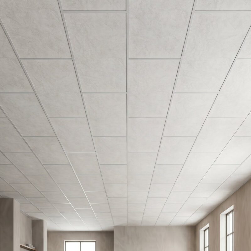 605x1210mm PVC laeplaadid 10-pakendilised allalastavad laepaneelid valge marmor