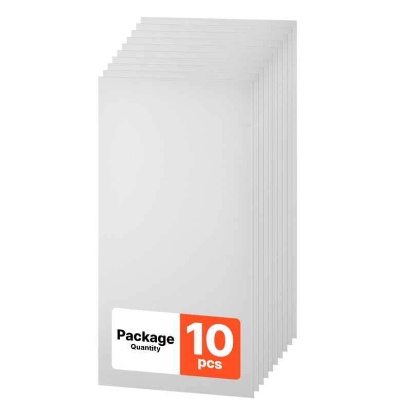 605x1210mm PVC Ceiling Tiles 10-Pack Drop Ceiling Panels White, 605 x 1210 mm, 10 tk