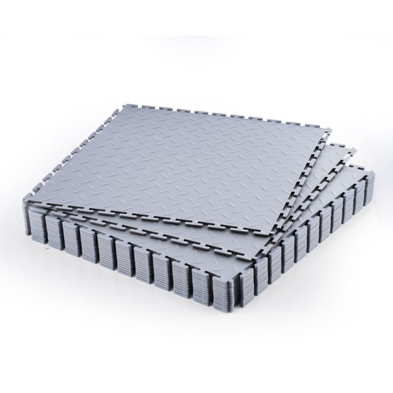 Garage Floor Tiles Interlocking, 513 x 513 x 5 mm, 16 tk