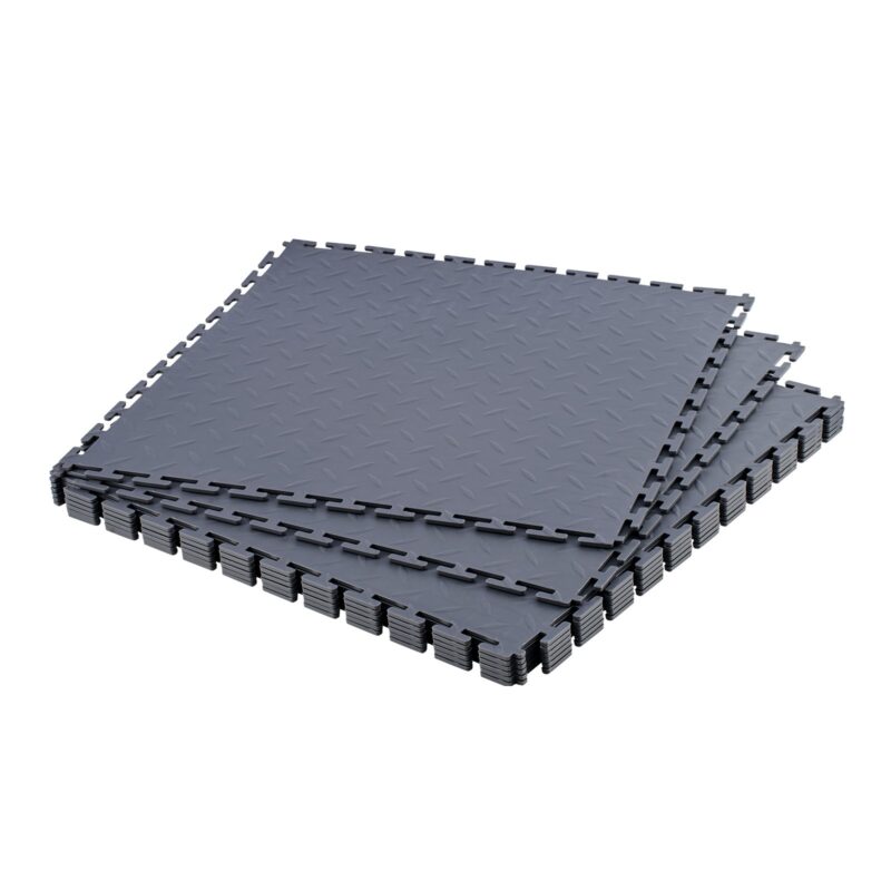 Garage Floor Tiles Interlocking, 513 x 513 x 5 mm, 8 tk
